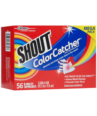 Shout Dye Trapping Sheets, In-Wash
